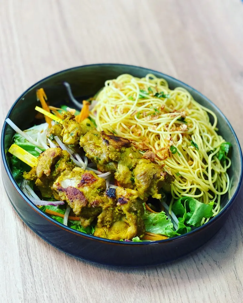 Brochettes de Poulet Citronnelle