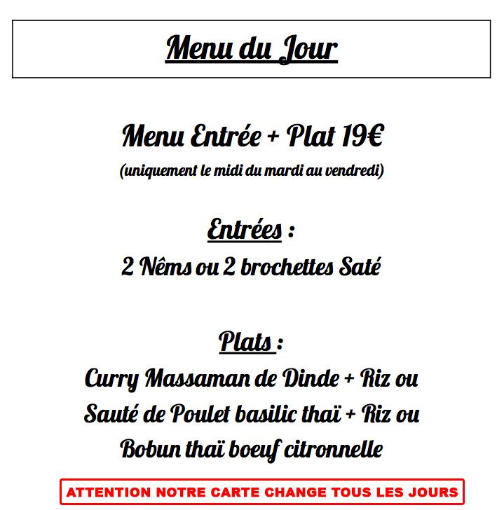 Baïphood - Restaurant thaï - Menu Image 3